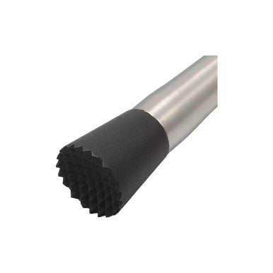 Bar Professional Muddler 26,5 cm Kunststof-rvs Zwart Zilver
