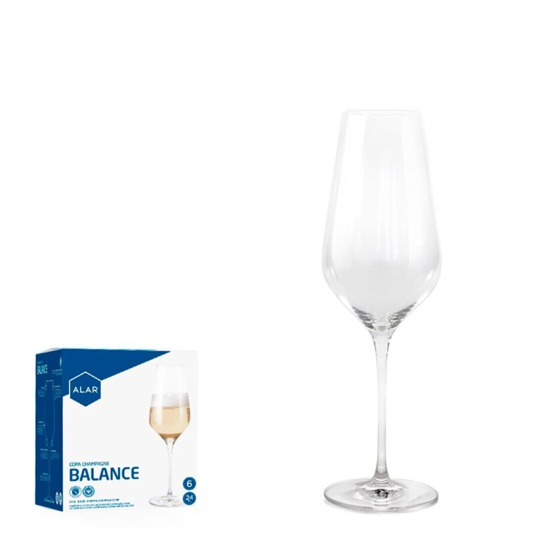 Alar Balance Champagneflute 24 cl - Doos 6 stuks - 123Glaswerk