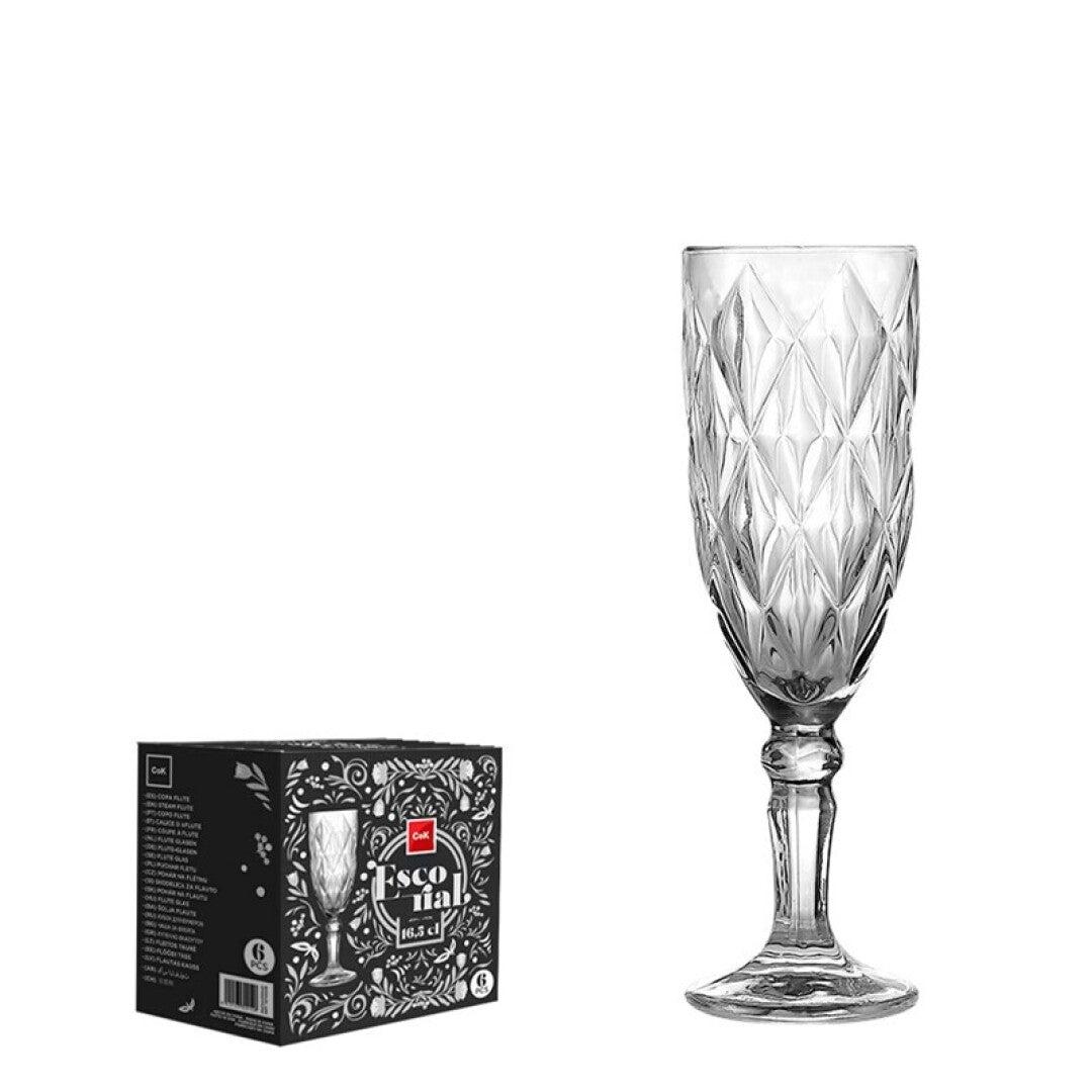 Cok Escorial Champagneflute 16,5 cl - Doos 6 stuks - 123Glaswerk