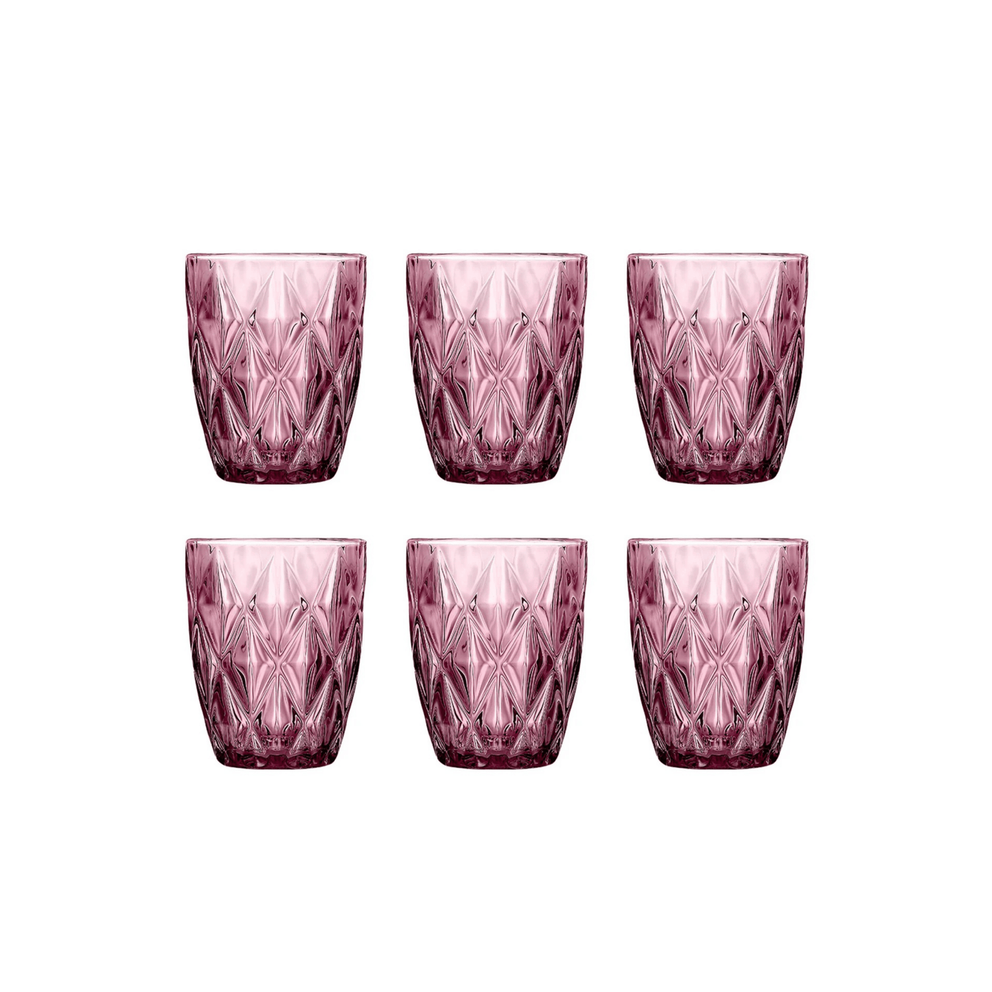 Cok Escorial Tumblerglas Roze 30 cl - Doos 6 stuks - 123Glaswerk