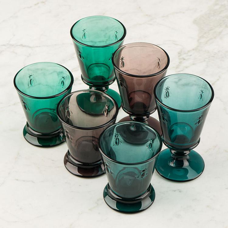 La Rochère Abeille Tumblerglas Aubergine 26 cl - Doos 6 stuks - 123Glaswerk