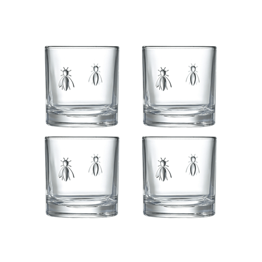 La Rochère Abeille Whiskeyglas 32 cl - Doos 4 stuks - 123Glaswerk