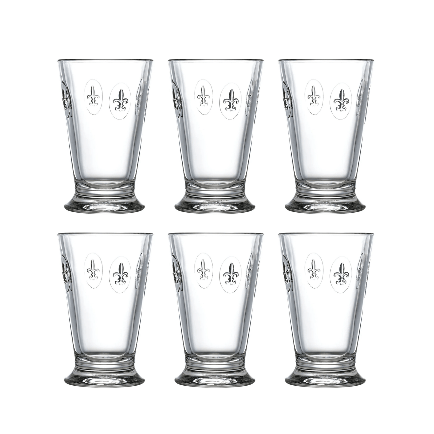 La Rochère Fleur De Lys Longdrinkglas 30 cl - Doos 6 stuks - 123Glaswerk