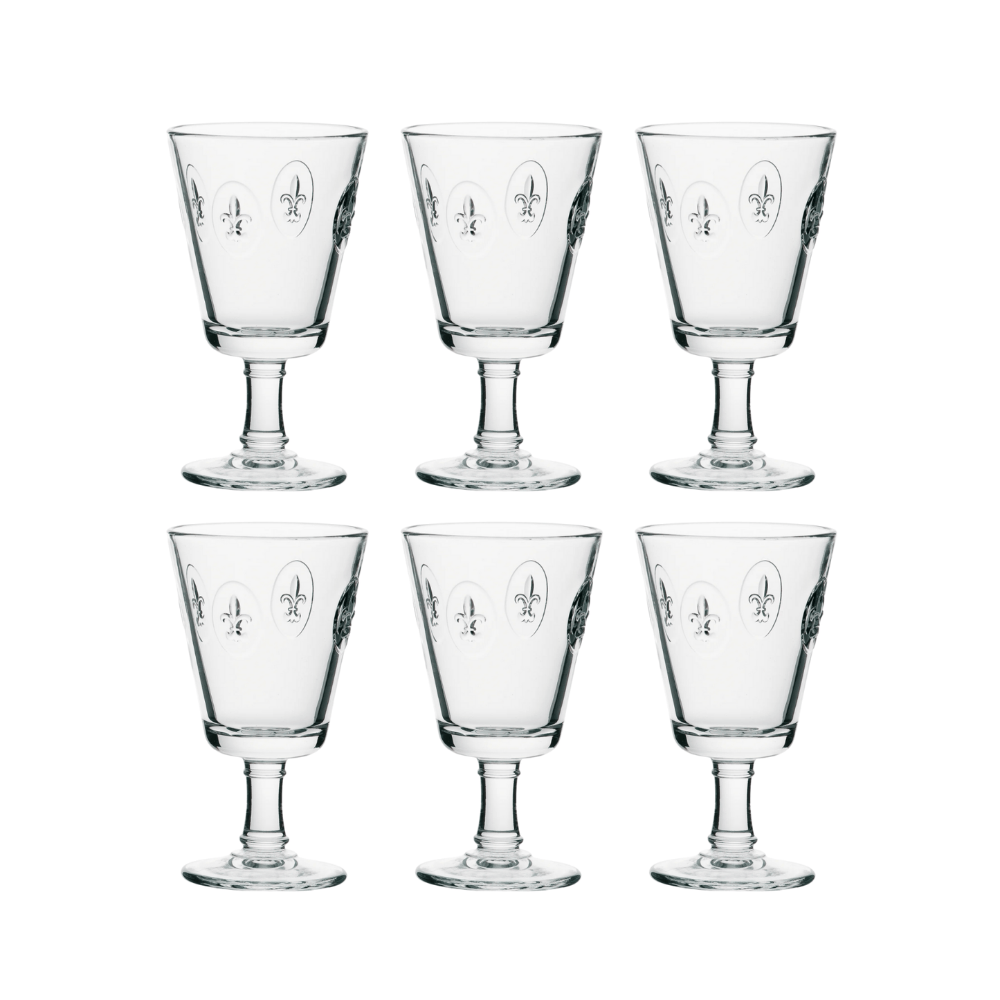 La Rochère Fleur De Lys Wijnglas 24 cl - Doos 6 stuks - 123Glaswerk