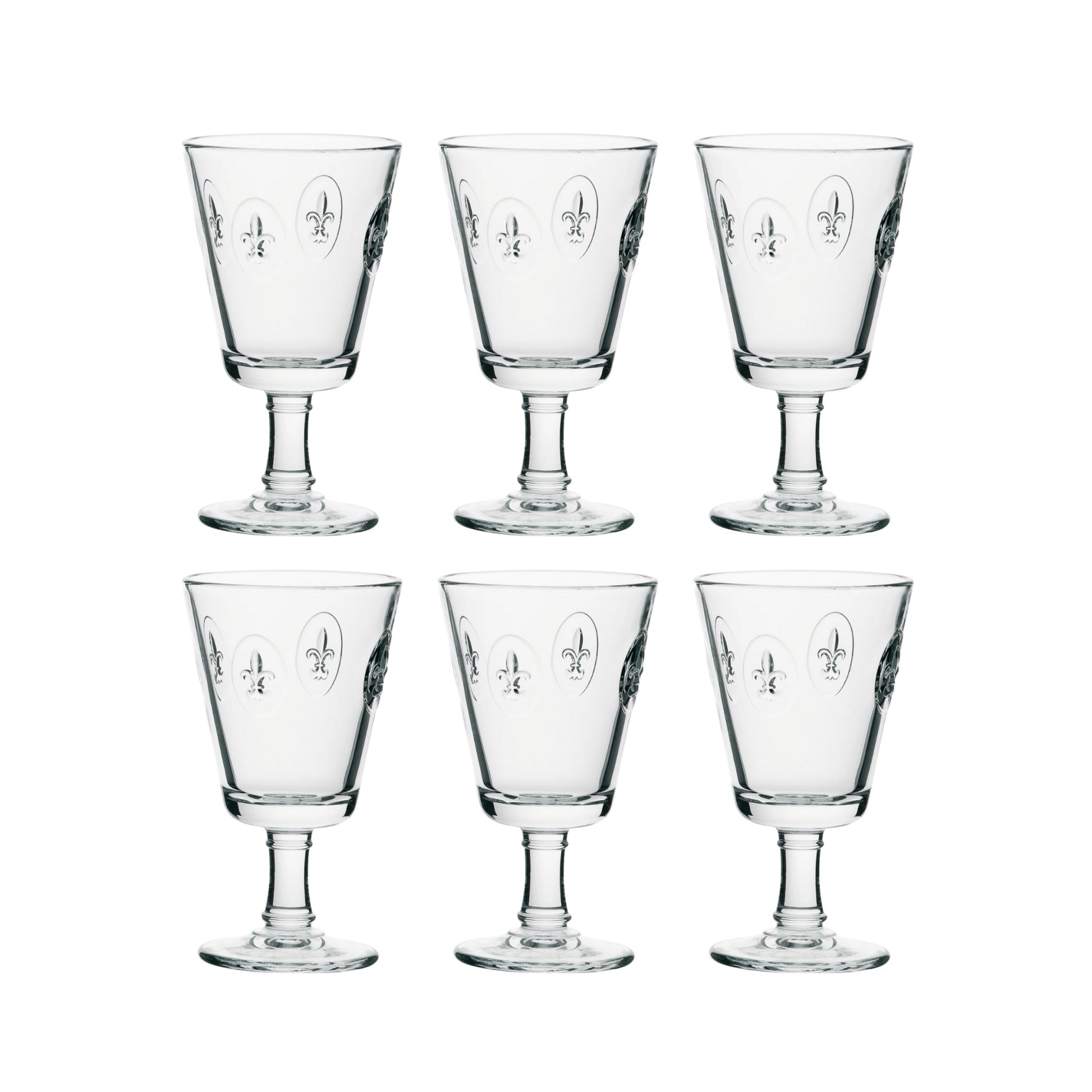 La Rochère Fleur De Lys Wijnglas 24 cl - Doos 6 stuks - 123Glaswerk