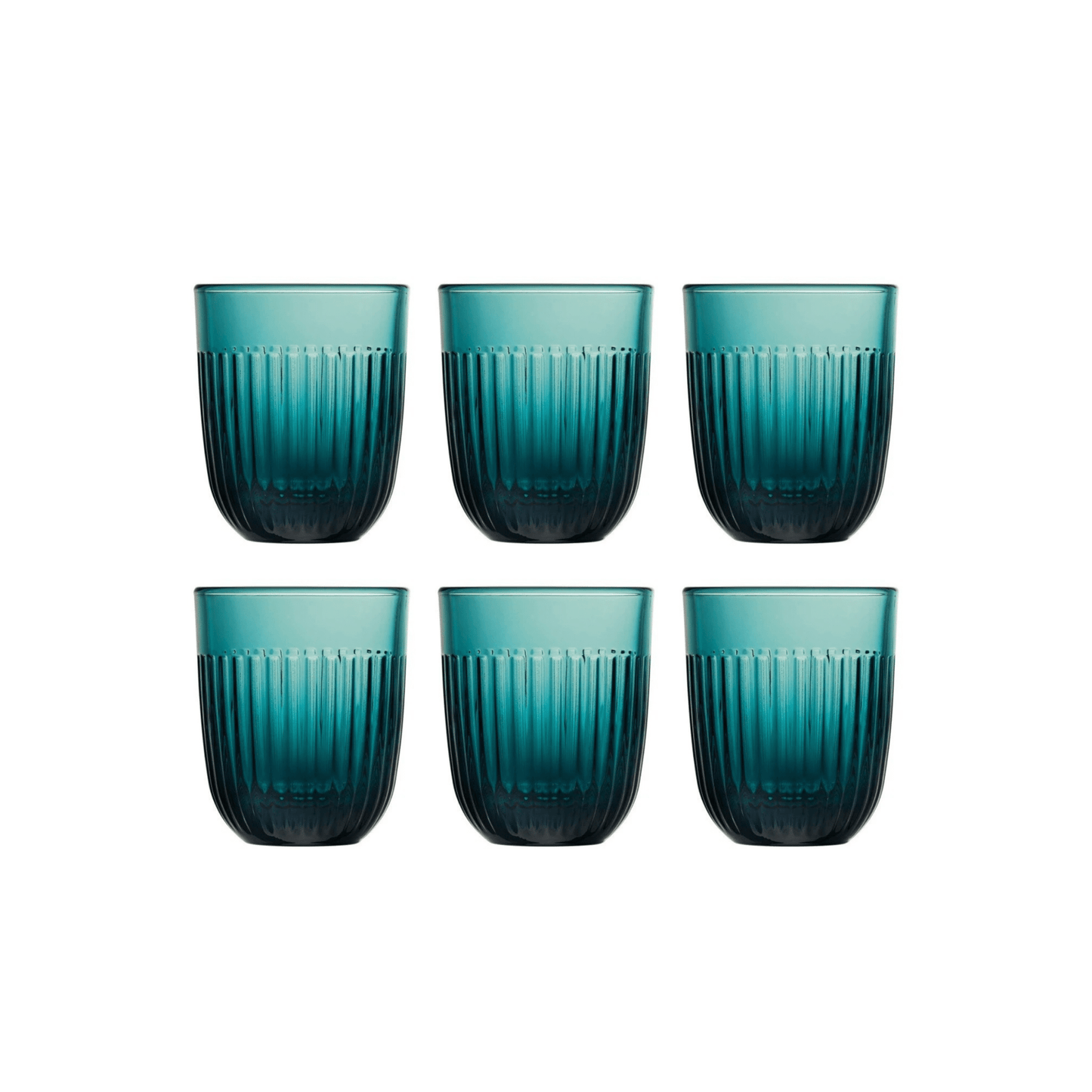La Rochère Ouessant Tumblerglas Blauw 29 cl - Doos 6 stuks - 123Glaswerk