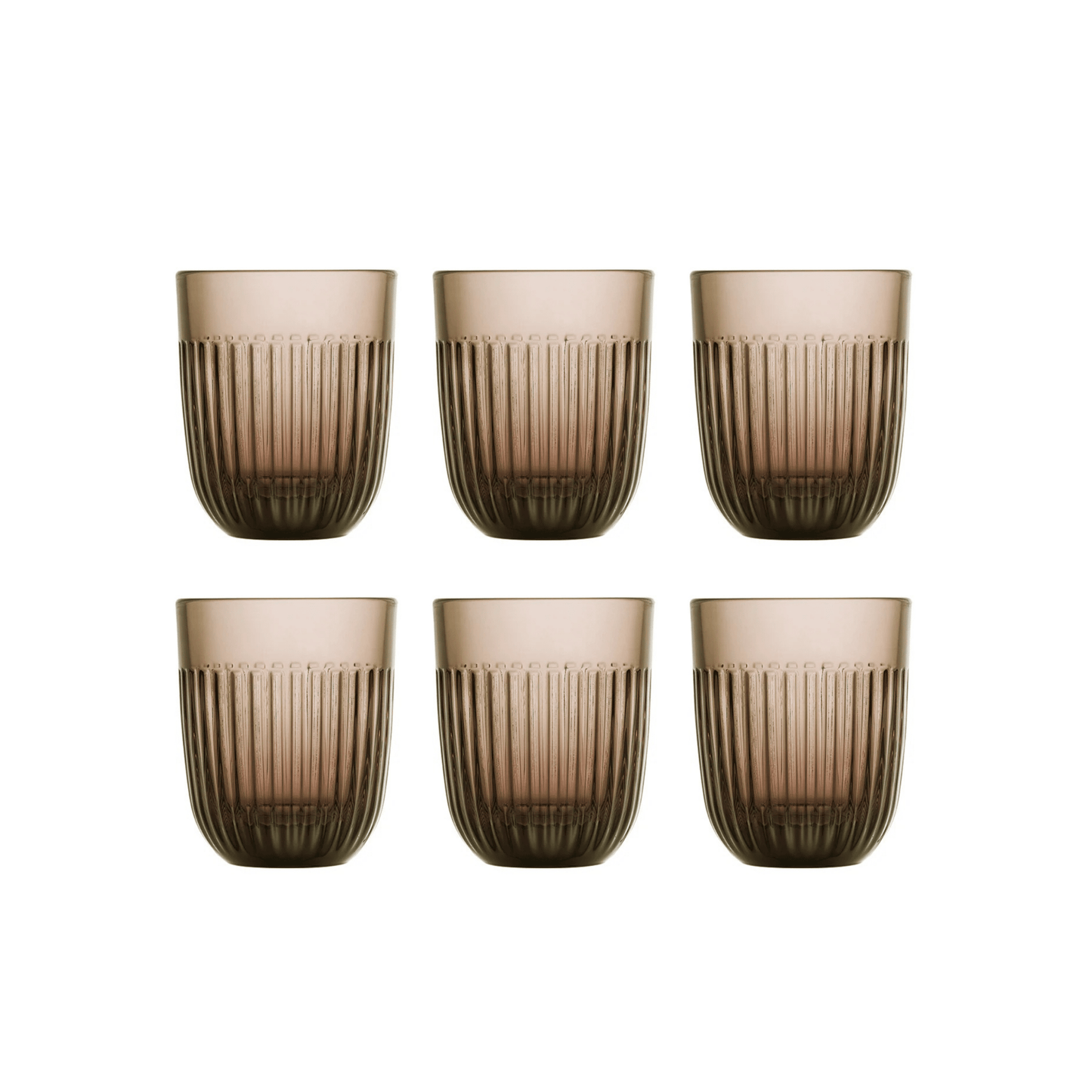 La Rochère Ouessant Tumblerglas Mokka 26 cl - Doos 6 stuks - 123Glaswerk