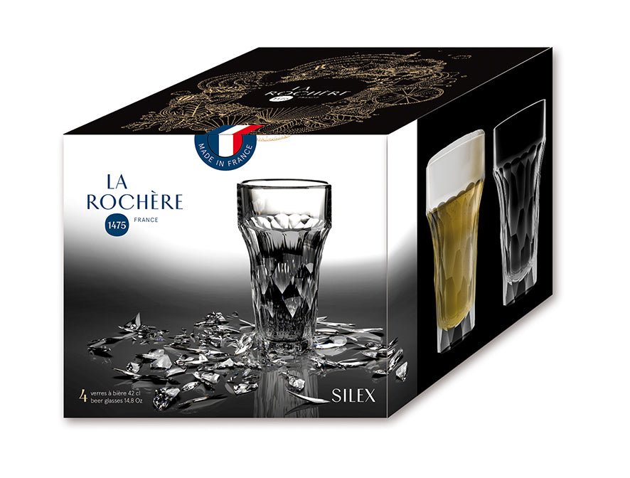 La Rochère Silex Bierglas 42 cl - Doos 4 stuks - 123Glaswerk