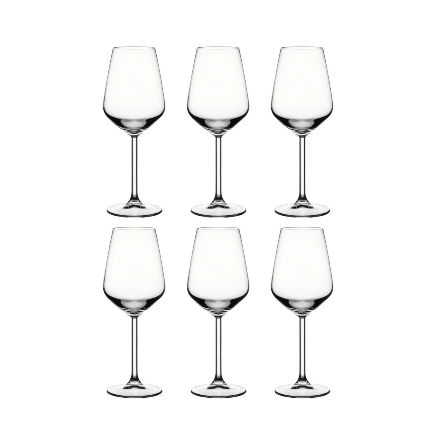 Pasabahce Allegra Witte wijnglas 35 cl - Doos 6 stuks - 123Glaswerk
