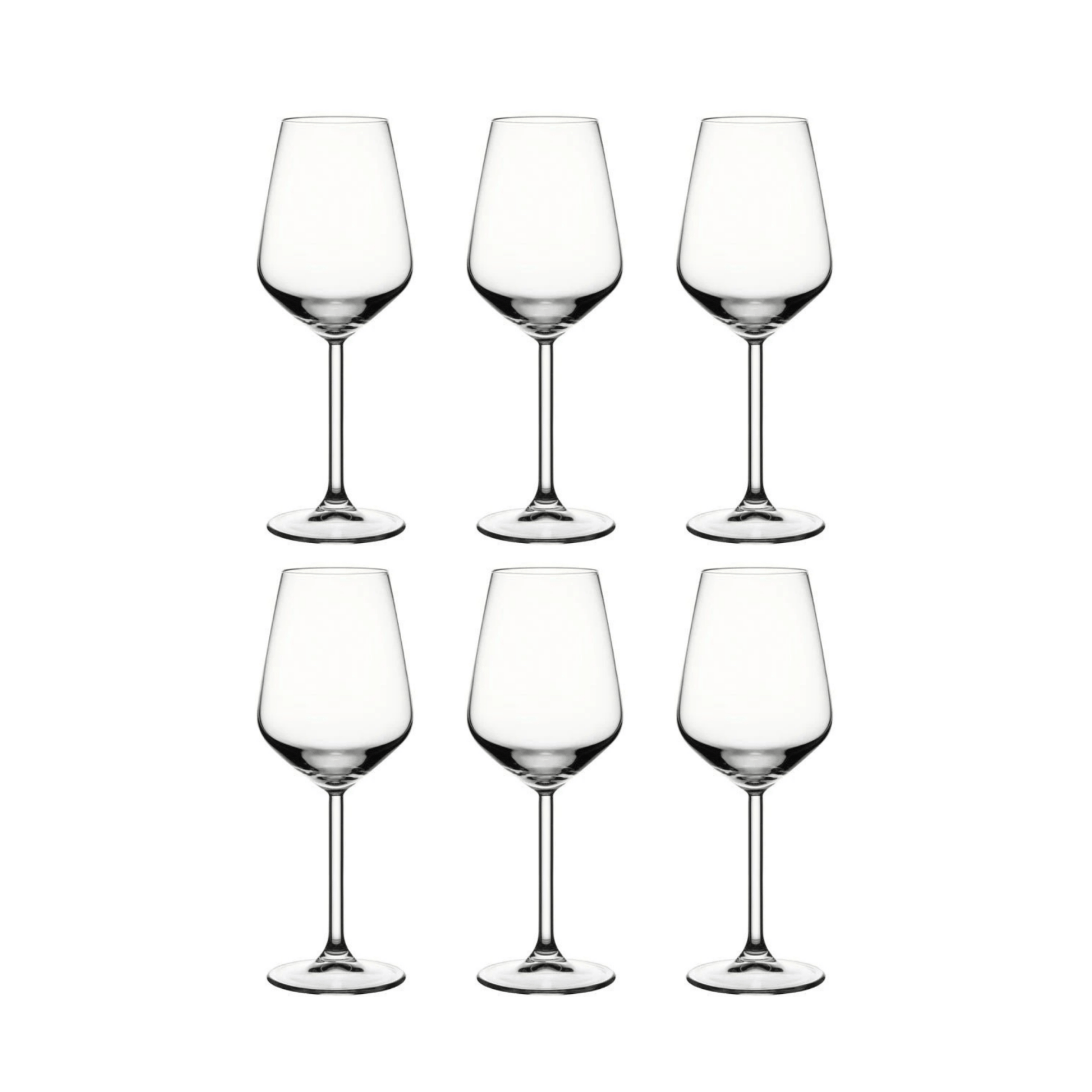 Pasabahce Allegra Witte wijnglas 35 cl - Doos 6 stuks - 123Glaswerk