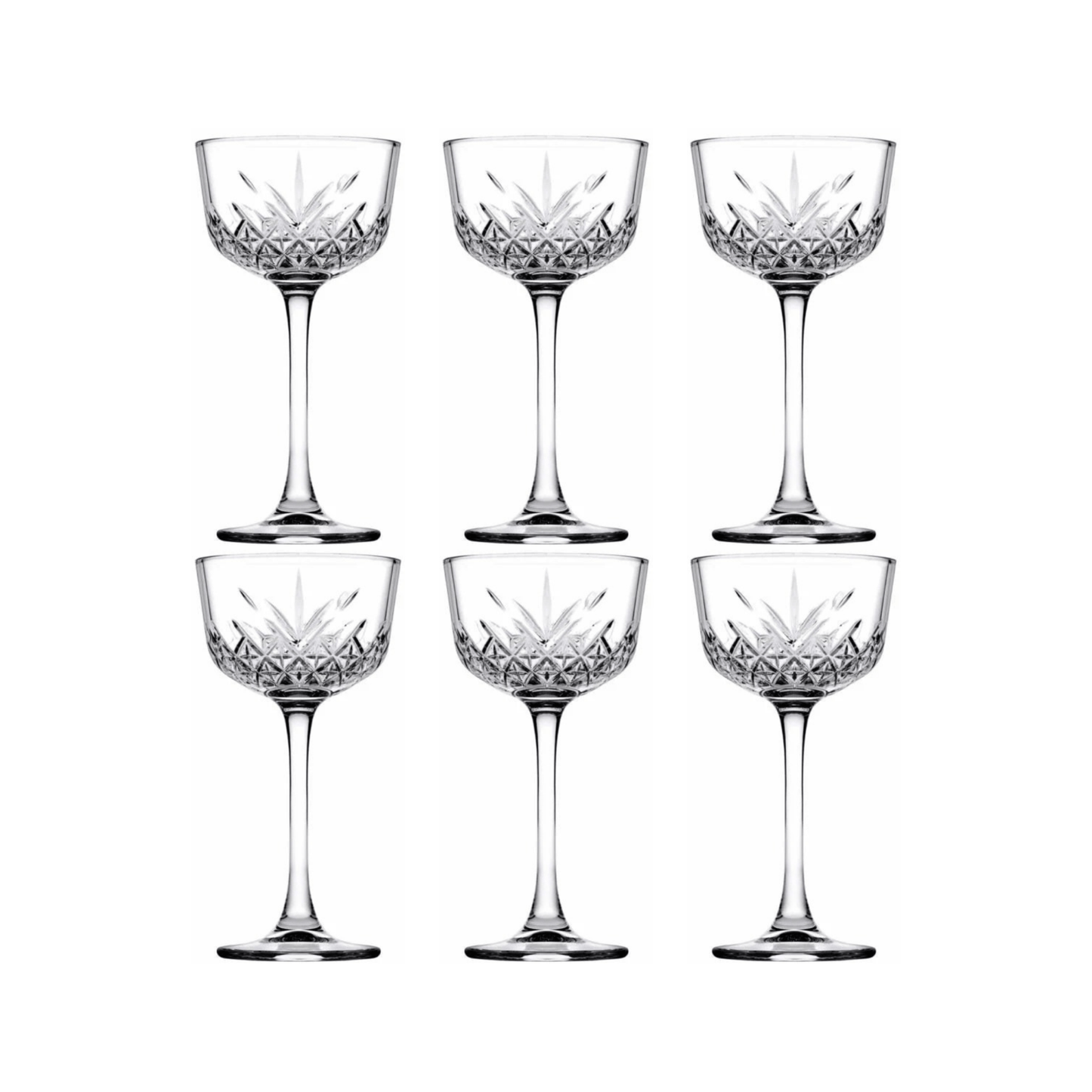 Pasabahce Timeless Cocktailglas Nick & Nora 16 cl - Doos 6 stuks - 123Glaswerk