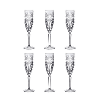 RCR Oasis Champagneglas 16 cl - Doos 6 stuks - 123Glaswerk