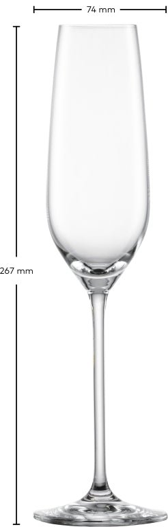 Schott Zwiesel Fortissimo Champagneglas met MP 7 - 0.24Ltr - 4 glazen - 123Glaswerk