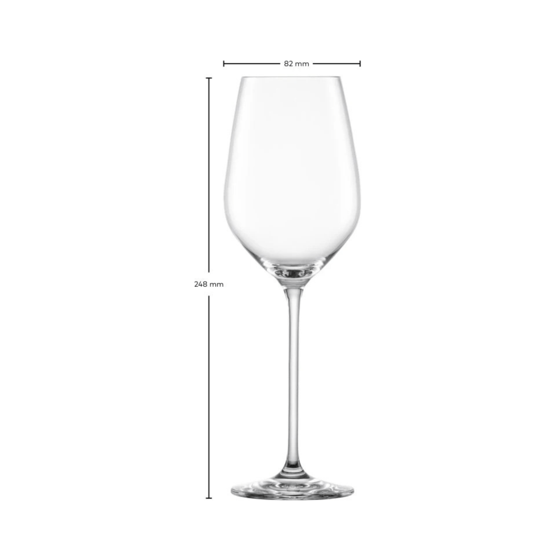 Schott Zwiesel Fortissimo Witte wijnglas 0 - 0.404Ltr - 4 glazen - 123Glaswerk