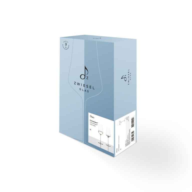 Zwiesel Glas Duo Champagneglas 37,8 cl - Geschenkverpakking 2 glazen