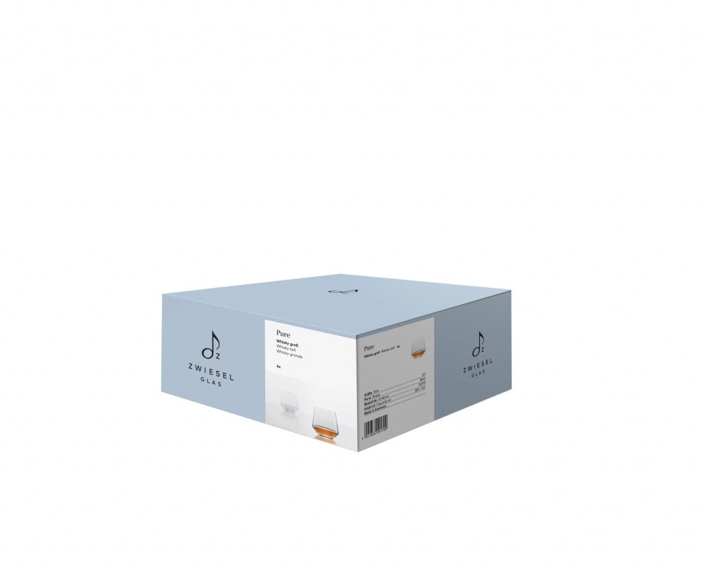 Zwiesel Glas Pure Whiskyglas 38,9 cl - Doos 4 stuks - 123Glaswerk