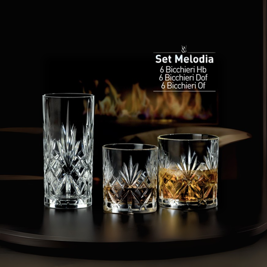 RCR Melodia Tumbler Set 18 delig