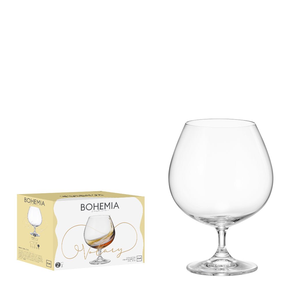 Bohemia Volary Cognacglas 69 cl - Doos 6 stuks - 123Glaswerk