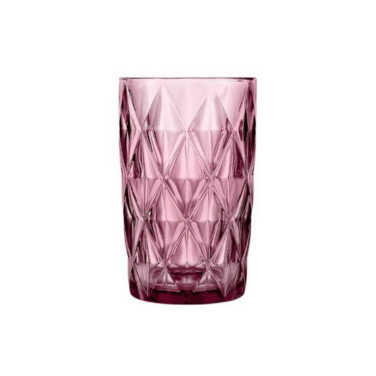 Cok Escorial Longdrinkglas Roze 40 cl - Doos 6 stuks - 123Glaswerk