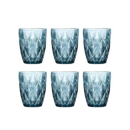 Cok Escorial Tumblerglas Blauw 30 cl - Doos 6 stuks - 123Glaswerk