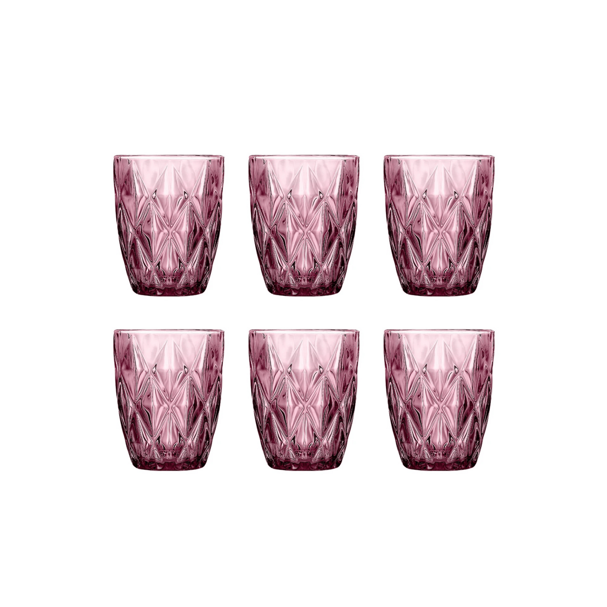 Cok Escorial Tumblerglas Roze 30 cl - Doos 6 stuks - 123Glaswerk