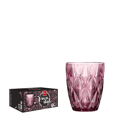 Cok Escorial Tumblerglas Roze 30 cl - Doos 6 stuks - 123Glaswerk