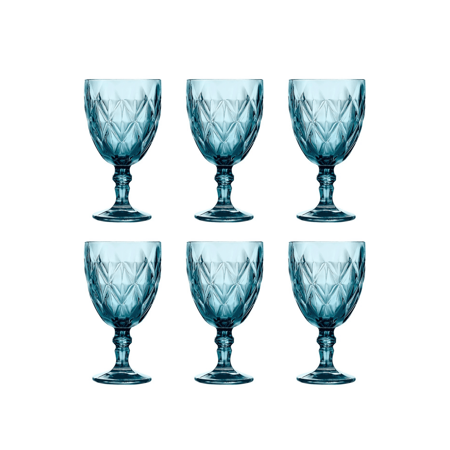 Cok Escorial Wijnglas Blauw 35 cl - Doos 6 stuks - 123Glaswerk