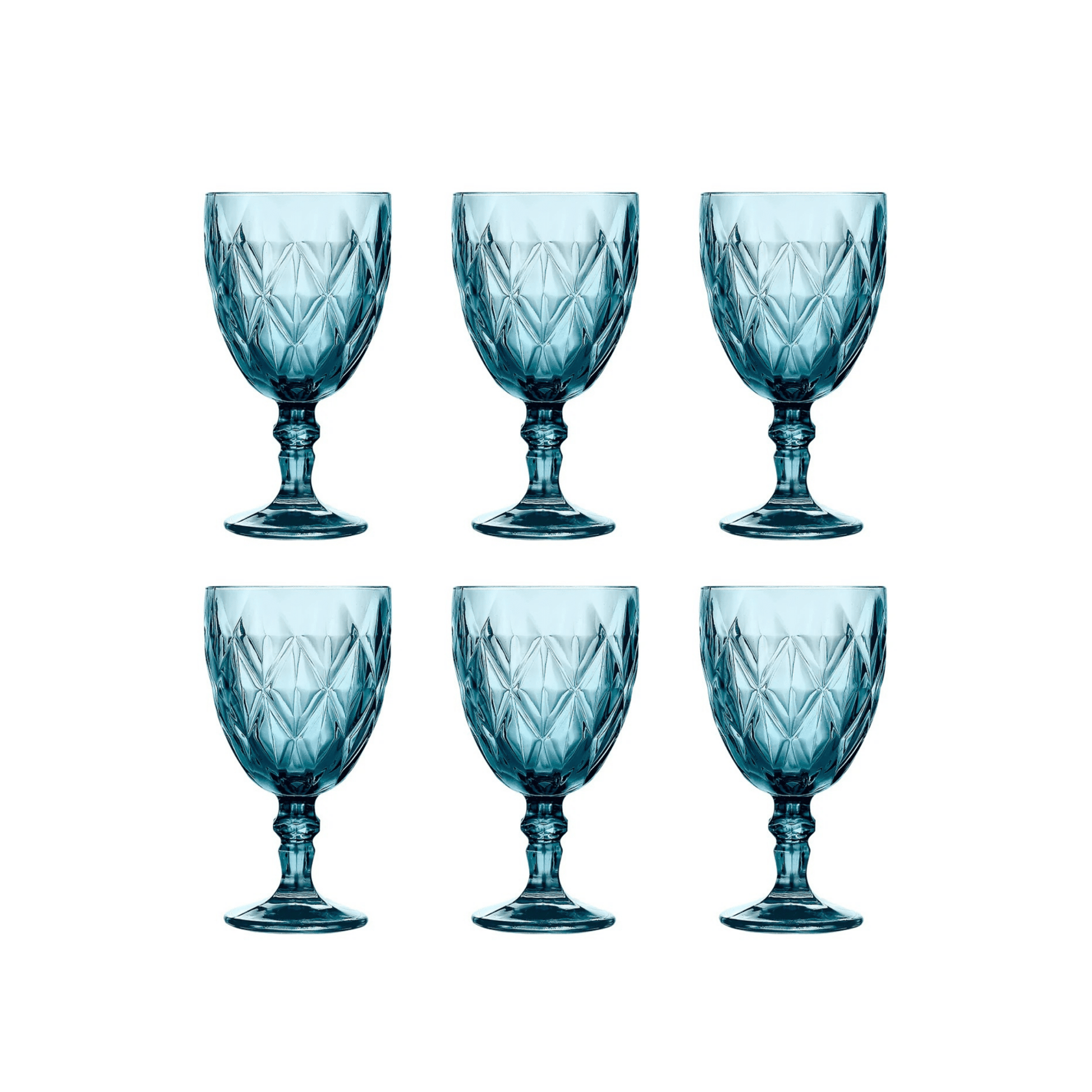 Cok Escorial Wijnglas Blauw 35 cl - Doos 6 stuks - 123Glaswerk