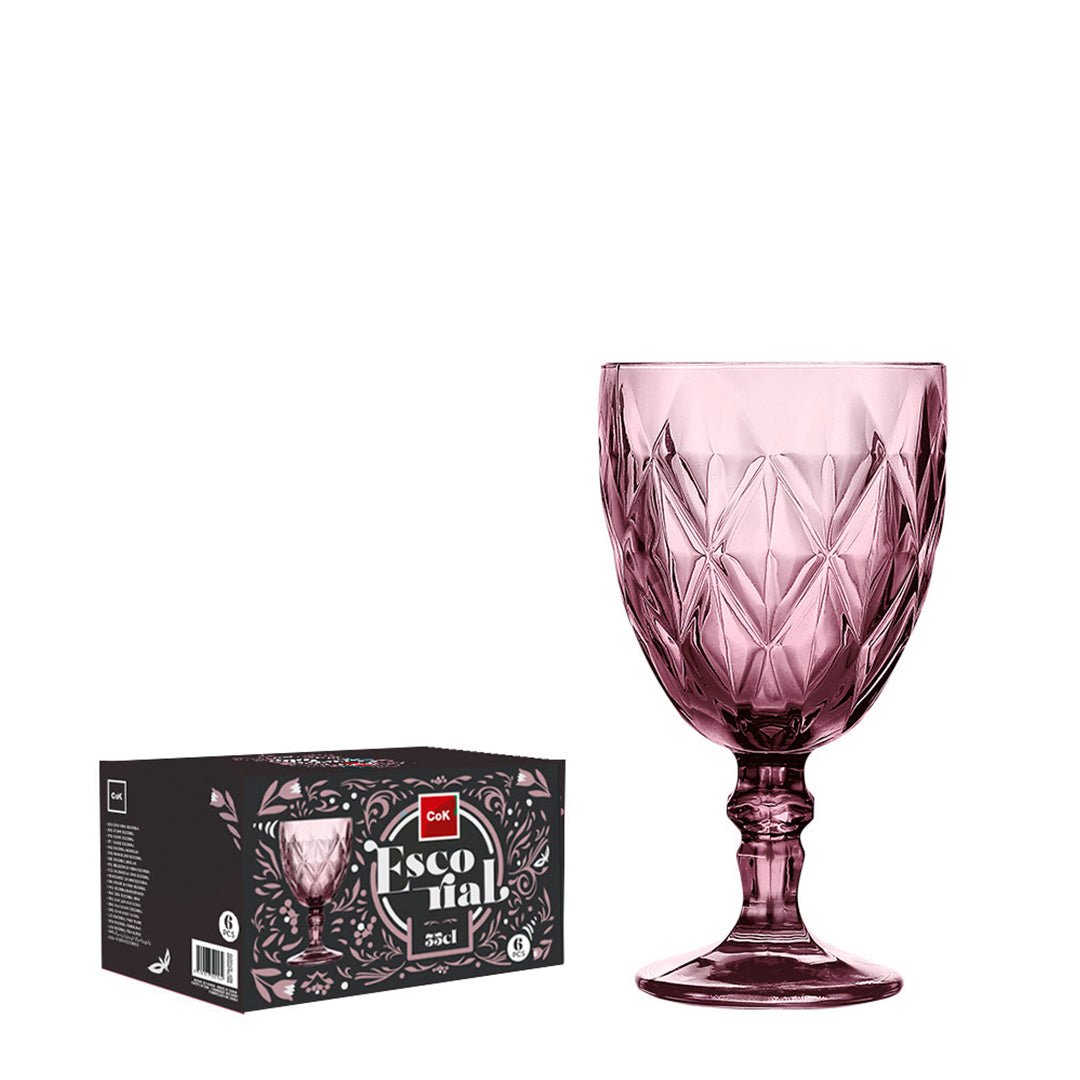 Cok Escorial Wijnglas Roze 35 cl - Doos 6 stuks - 123Glaswerk