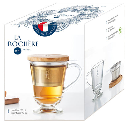 La Rochère Abeille Thee Set 3 delig - 123Glaswerk