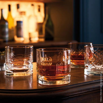 La Rochère Dandy Whiskyglas Mix 30 cl - Doos 4 stuks - 123Glaswerk