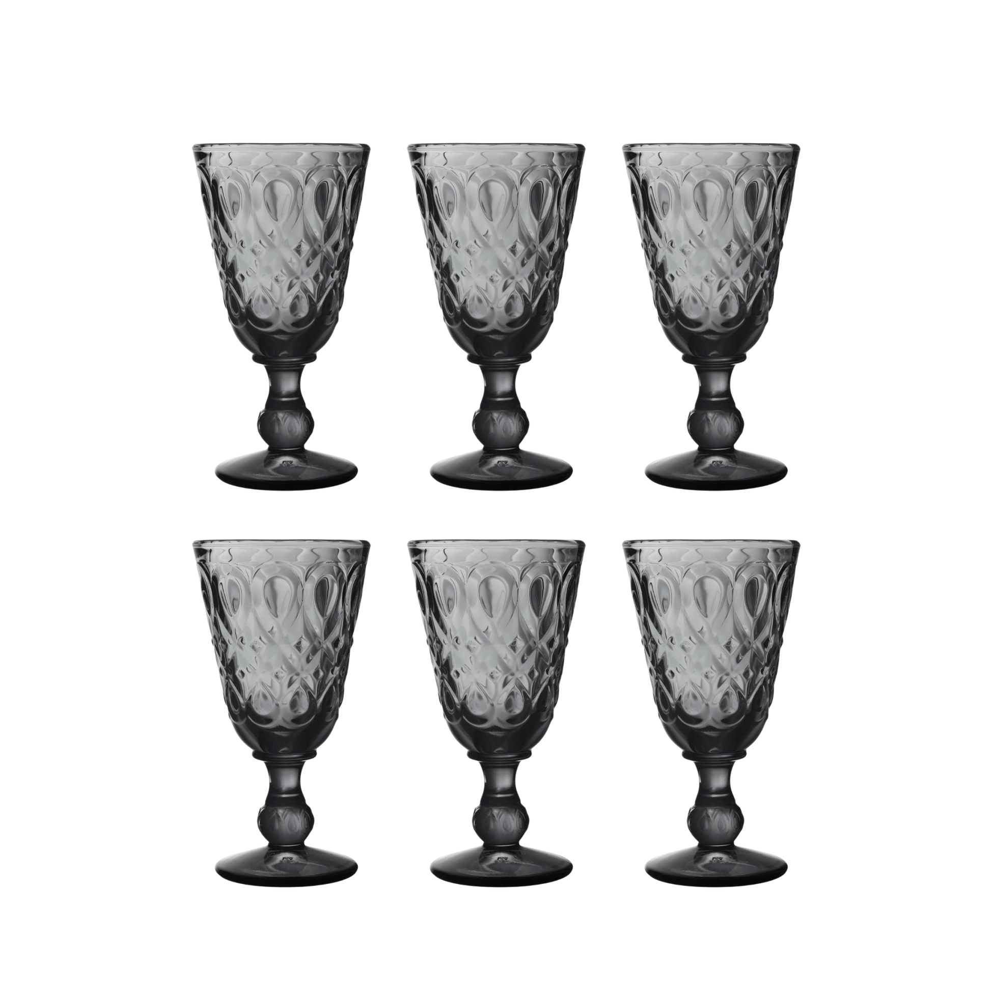 La Rochère Lyonnais Wijnglas Grijs 23 cl - Doos 6 Stuks - 123Glaswerk