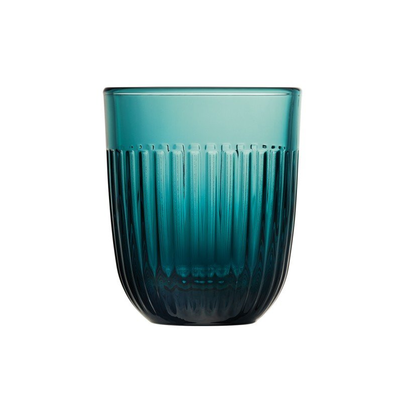 La Rochère Ouessant Tumblerglas Blauw 29 cl - Doos 6 stuks - 123Glaswerk
