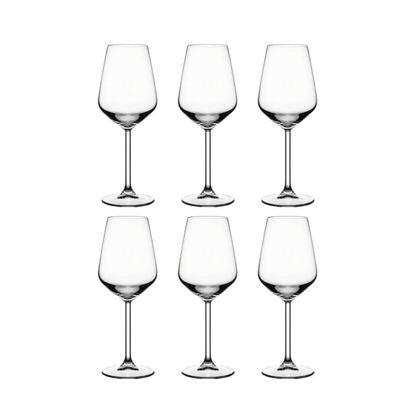 Pasabahce Allegra Witte wijnglas 35 cl - Doos 6 stuks - 123Glaswerk