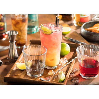 Pasabahce Grande Sunray Longdrinkglas getemperd 29,5 cl - Stapelbaar - Doos 12 stuks - 123Glaswerk