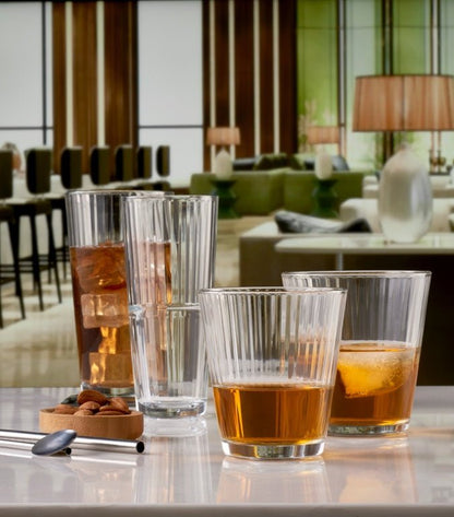 Pasabahce Grande Sunray Longdrinkglas getemperd 29,5 cl - Stapelbaar - Doos 12 stuks - 123Glaswerk