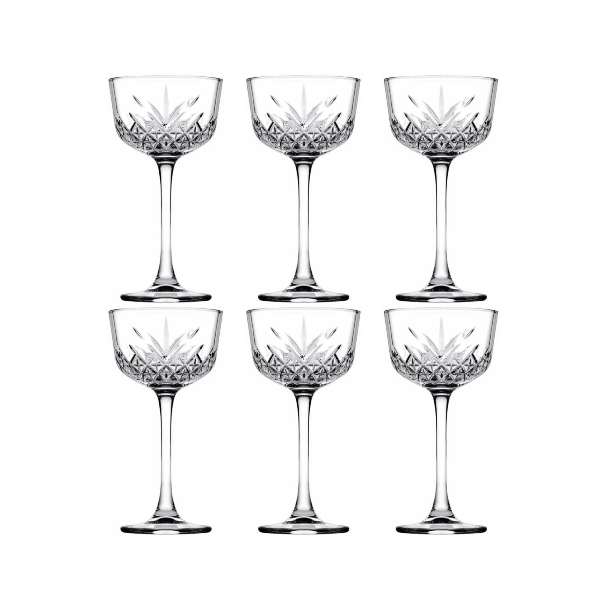 Pasabahce Timeless Cocktailglas Nick & Nora 16 cl - Doos 6 stuks - 123Glaswerk