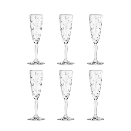 RCR Laurus Champagneglas 16 cl - Doos 6 stuks - 123Glaswerk
