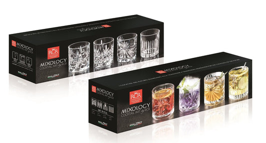 RCR Mixology Tumblerglas - Set 4 stuks - 123Glaswerk