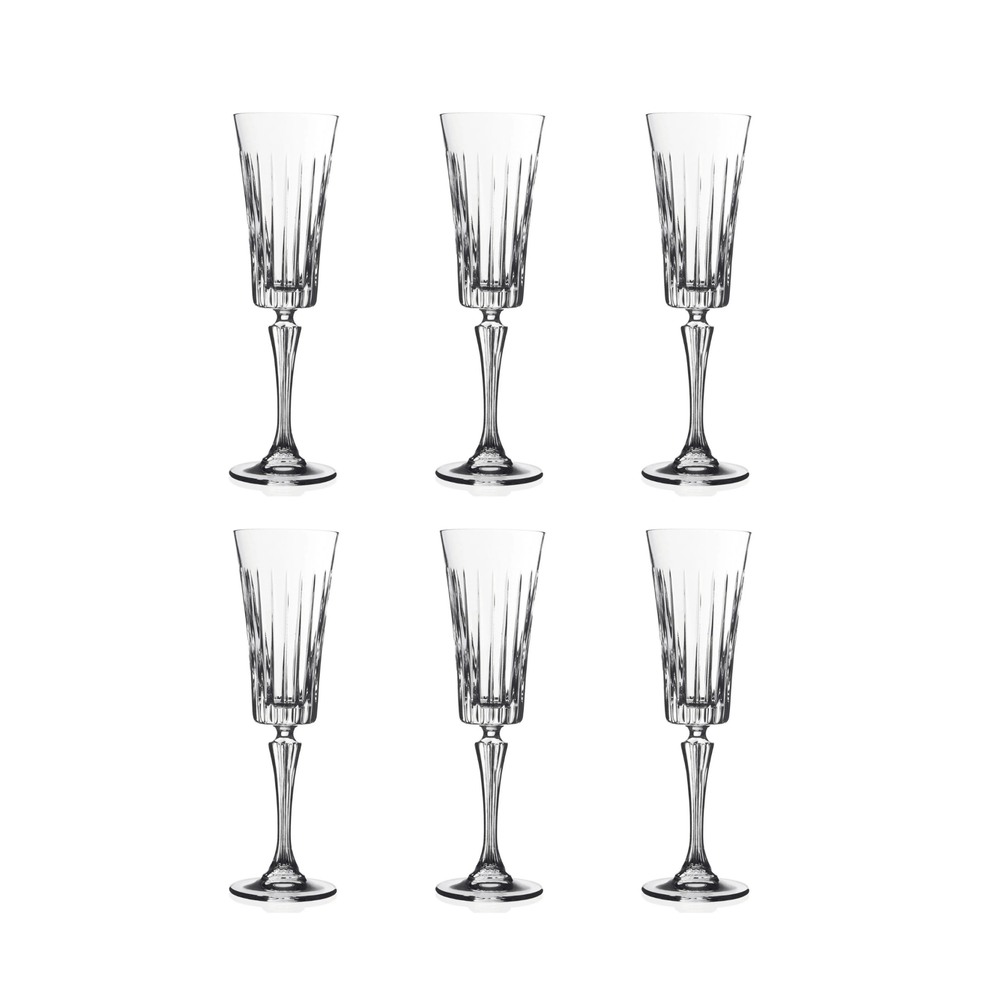 RCR Timeless Champagneglas 21 cl - Doos 6 stuks - 123Glaswerk